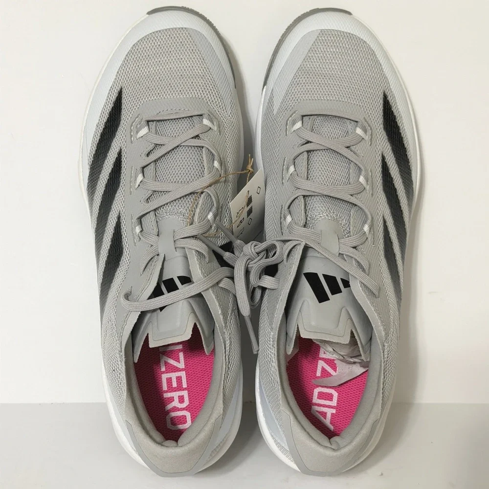 Adidas Adizero Impact Turf Mens Baseball‎ Shoes Silver Metallic Black Size 12.5